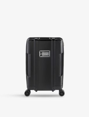 Harper Collective Cabin Hard-shell Recycled-plastic Suitcase 56cm X 35cm In Black/black