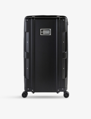 HARPER COLLECTIVE: Trunk hard-shell recycled-plastic suitcase 78cm x 52cm