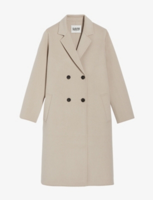 CLAUDIE PIERLOT: Galantbis straight-fit double-breasted wool coat
