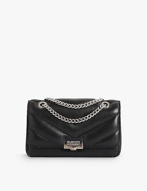 CLAUDIE PIERLOT: Angelina quilted leather shoulder bag