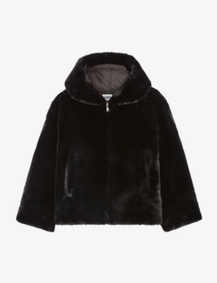 CLAUDIE PIERLOT - Reversible waterproof-puffer faux-fur jacket ...