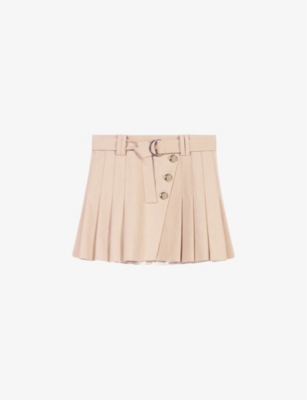 Slightly flared mini skirt