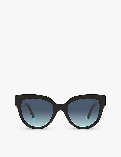 TIFFANY & CO: TF4186 cat eye-frame acetate sunglasses