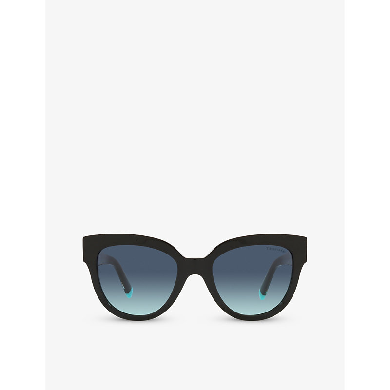Tiffany & Co Tf4186 Cat Eye-frame Acetate Sunglasses In Black