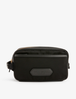 TOM FORD: Brand-patch recycled nylon washbag