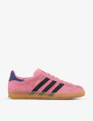 Gazelle Indoor Leather-Trimmed Suede Sneakers