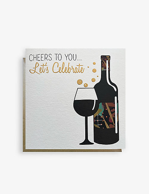 AFROTOUCH DESIGN：Opulence Cheers To You 生日贺卡 15 厘米 x 15 厘米