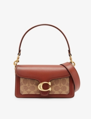 COACH: Tabby 20 leather and coated-canvas shoulder bag
