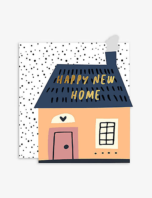 ELEANOR STUART: Happy New Home greetings card 15cm x 15cm