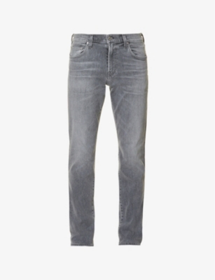 Citizens Of Humanity London Slim-fit Stretch-denim Jeans In Sycamore Mdlt Grey