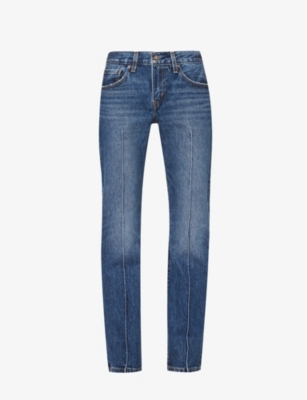 LEVIS - Middy regular-fit mid-rise straight-leg jeans | Selfridges.com