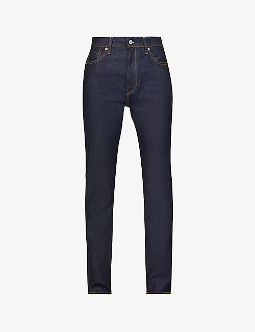 LEVIS: Made in Japan slim-leg mid-rise jeans