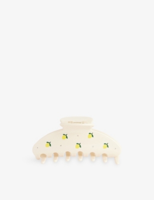 Emi Jay Womens Lemon Gelato Big Effing Cellulose-acetate Hair Clip