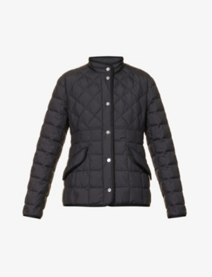 Moncler Womens Black Courlis Padded Shell-down Jacket