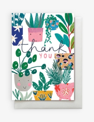 STOP THE CLOCK - Thank You greetings card pack of eight | Selfridges.com