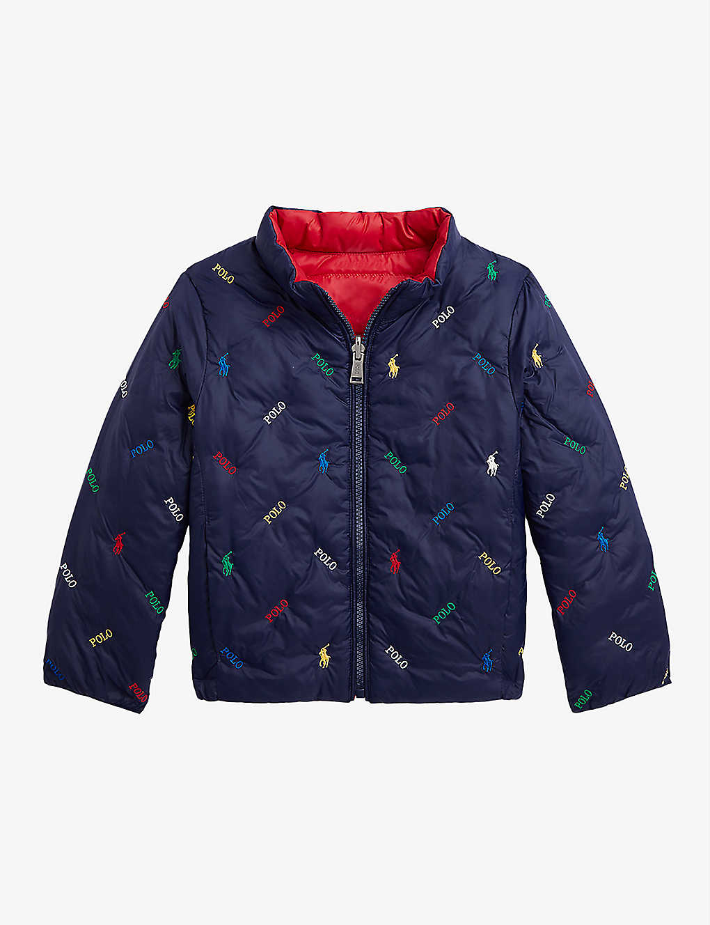 Polo Ralph Lauren Boys Multi Kids Boys' Terra Reversible Recycled-polyester Jacket