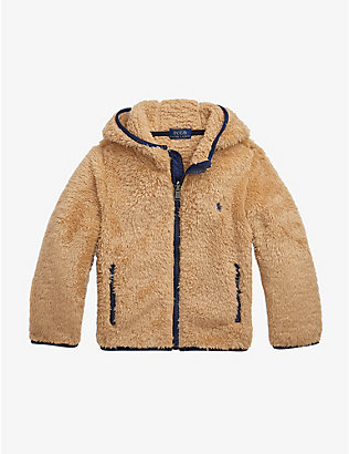 POLO RALPH LAUREN: P-Layer 2 teddy faux-fur recycled-polyester jacket