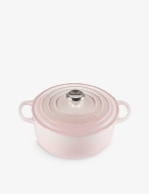 Le Creuset Shell Pink Signature Round Cast-iron Casserole Dish