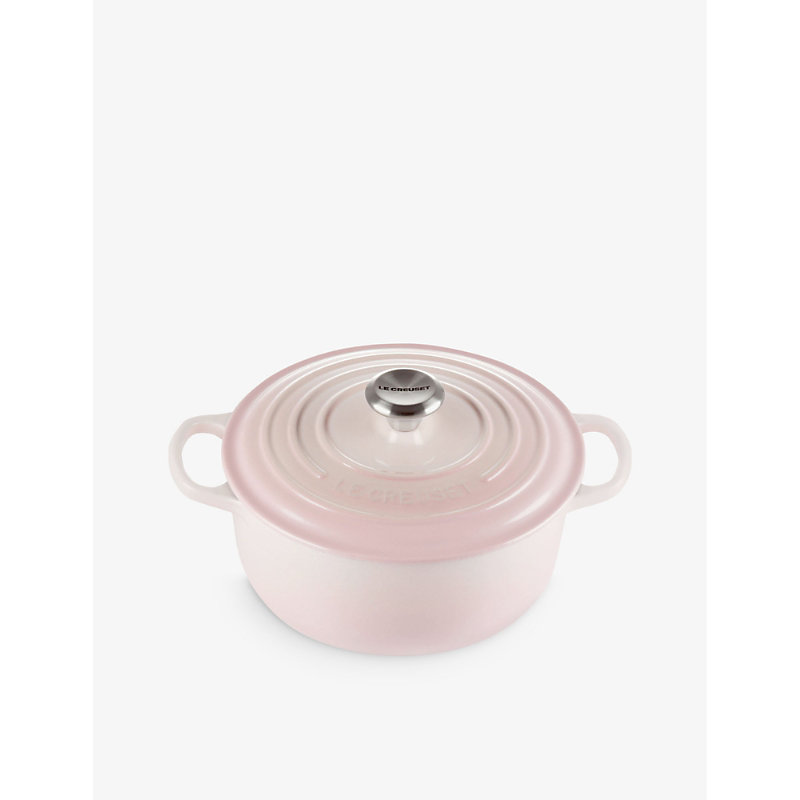Le Creuset Shell Pink Signature Round Cast-iron Casserole Dish