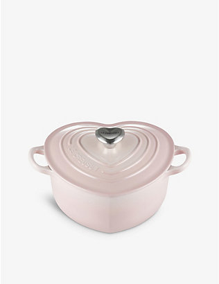 LE CREUSET: Heart-shaped cast-iron casserole dish 20cm