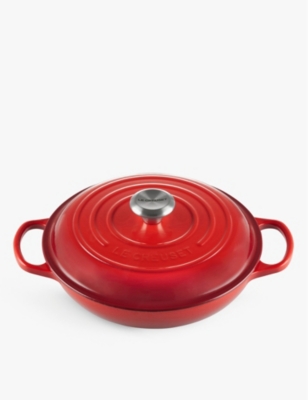 LE CREUSET: Signature shallow cast-iron casserole dish 26cm