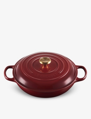Le Creuset Rhone Signature Shallow Cast-iron Casserole Dish