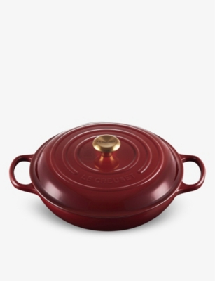 Le Creuset Rhone Signature Shallow Cast-iron Casserole Dish