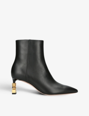 BALLY Helena bead embellished leather ankle boots Selfridges