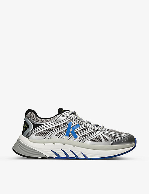 KENZO: KENZO-PACE Runner mesh and shell low-top trainers