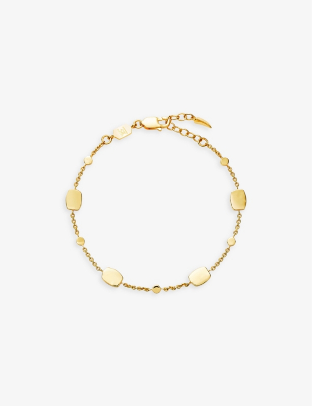 Zenyu Lena 18ct yellow gold-plated vermeil sterling-silver bracelet