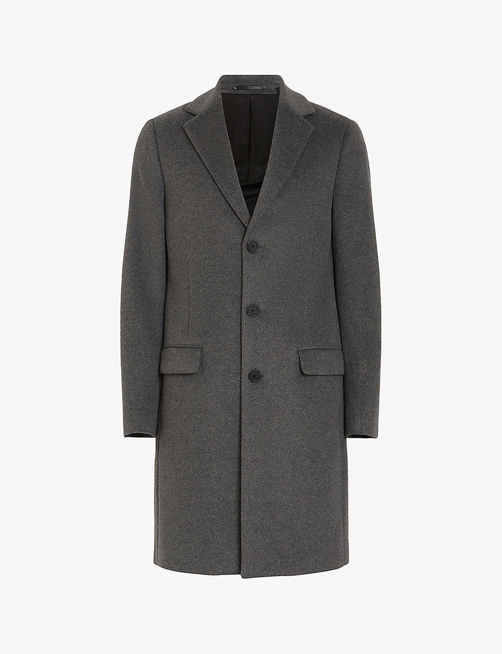 ALLSAINTS - Hal single-breasted recycled polyester-blend coat ...