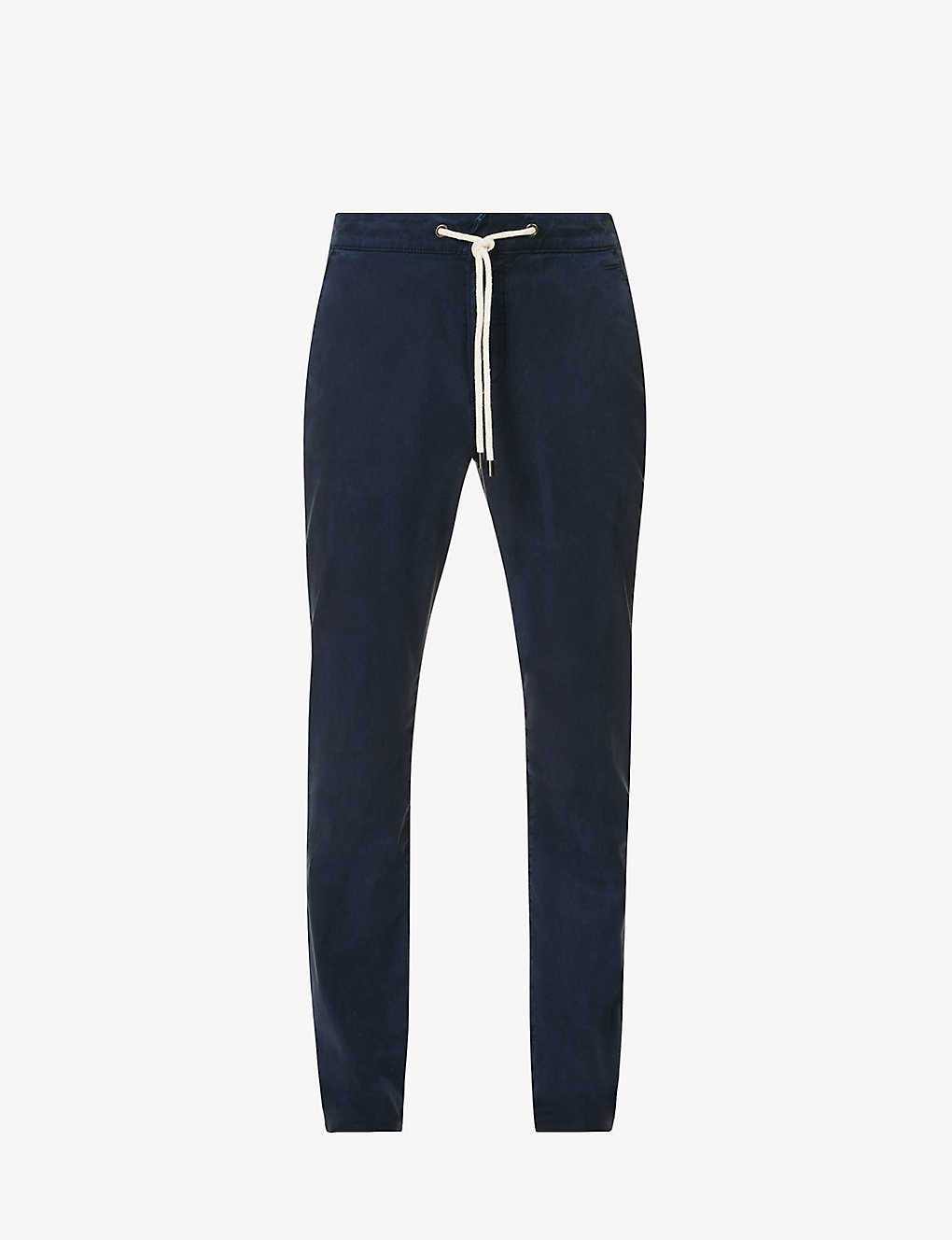 Shop Paige Fraser Tapered-leg Relaxed-fit Stretch-woven Jeans In Vint Deep Anchor