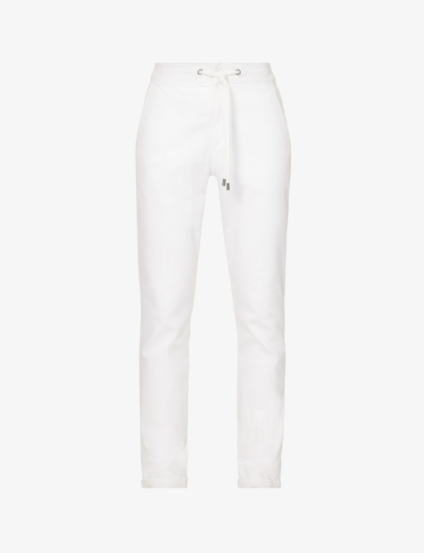 Fraser drawstring-waistband slim-fit stretch-woven trousers