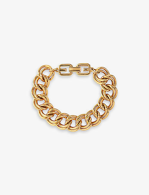 SUSAN CAPLAN: Pre-loved Givenchy gold-plated bracelet