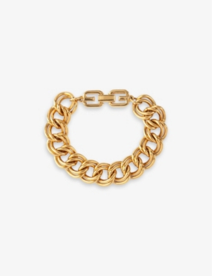 Susan Caplan Womens Gold Pre-loved Givenchy Gold-plated Bracelet