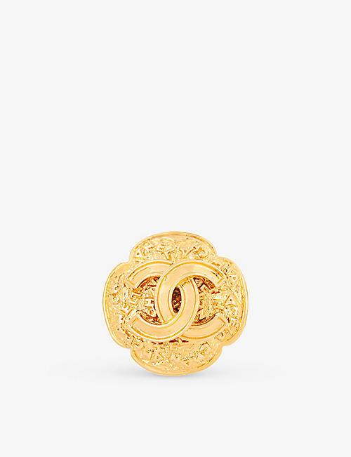 SUSAN CAPLAN: Pre-loved Chanel gold-plated brooch