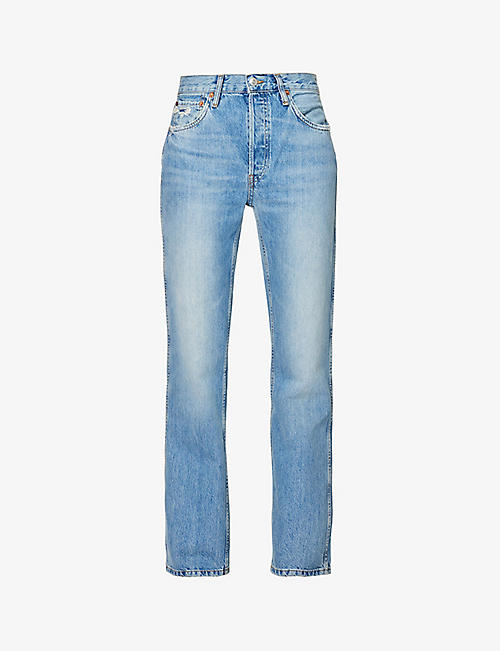 RE/DONE: 90s straight-leg high-rise jeans