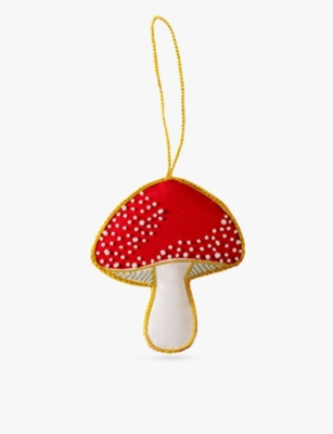 SELFRIDGES EDIT - Toadstool metal-embroidered recycled-plastic tree ...