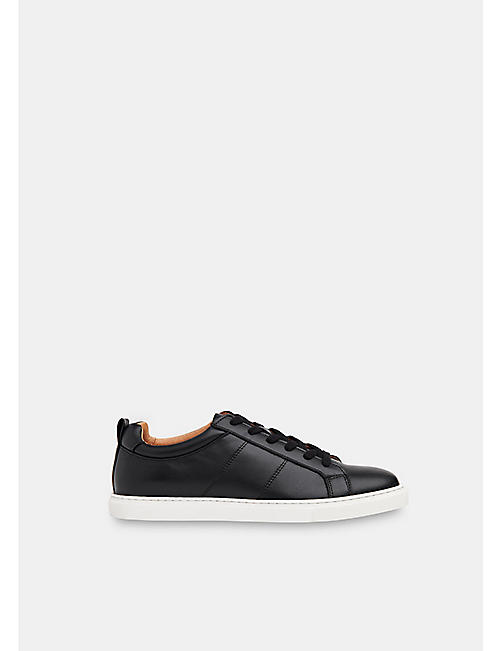 WHISTLES: Koki lace-up low-top leather trainers