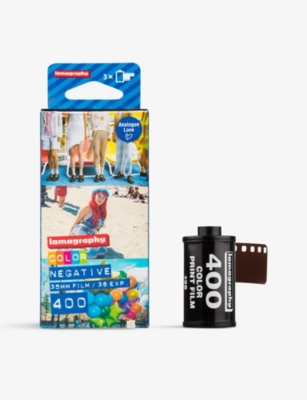 LOMOGRAPHY: Colour Negative 35mm camera film pack of three