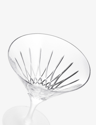 WATERFORD: Lismore Arcus crystal martini glasses set of two