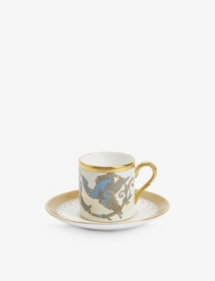 Wedgwood Phoenix Bone-china Coffee Cup And Saucer 75ml
