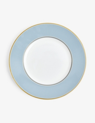 WEDGWOOD: Helia hand-lined bone china plate 22cm