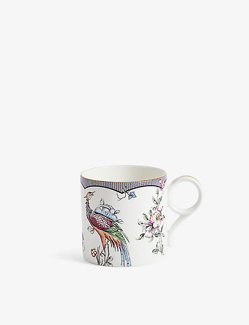 WEDGWOOD: Fortune floral-motif bone-china mug 270ml
