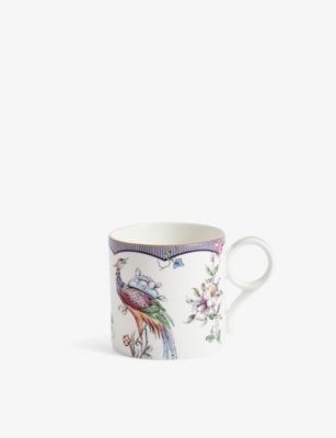 Wedgwood Fortune Floral-motif Bone-china Mug 270ml