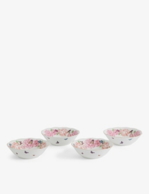 Royal Albert X Miranda Kerr Friendship Bone China Cereal Bowls Set Of 4 In White