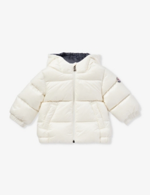 Moncler Babies'  Cream Macaire Padded Shell-down Jacket 3-36 Months