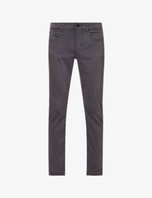 7 FOR ALL MANKIND: Brand-patch belt-loop regular-fit stretch-denim jeans