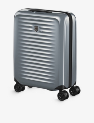 Shop Victorinox Airox Brand-badge Hardside Polycarbonate Carry-on Case 55cm In Silver