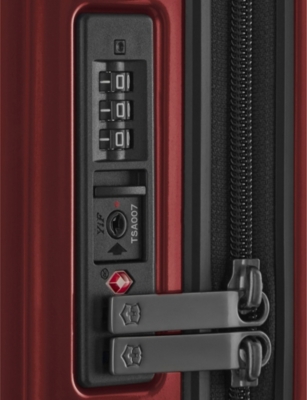 Victorinox Red Airox Brand-badge Hardside Polycarbonate Carry-on Case 55cm In  Red